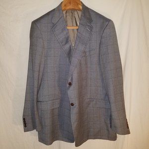 Cremieux Loro Piana Windowpane Check Jacket, 48L
